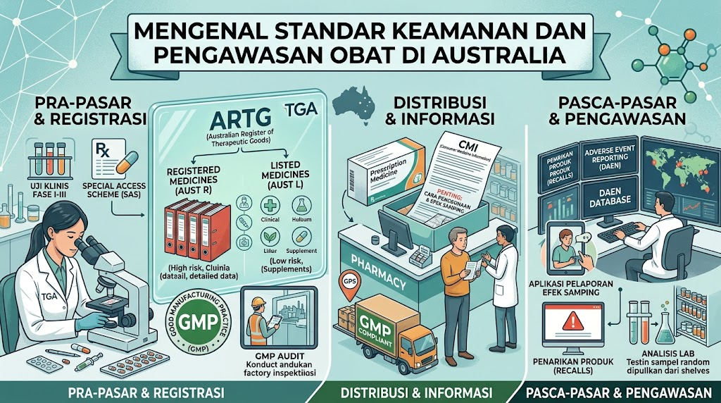 Mengenal Standar Keamanan dan Pengawasan Obat di Australia